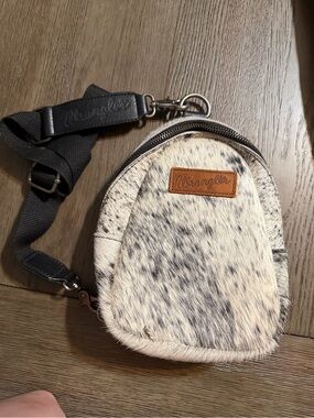 Wrangler cowhide crossbody bag purse tote backpack